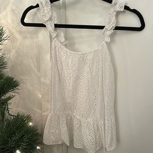 Madewell lace tank top